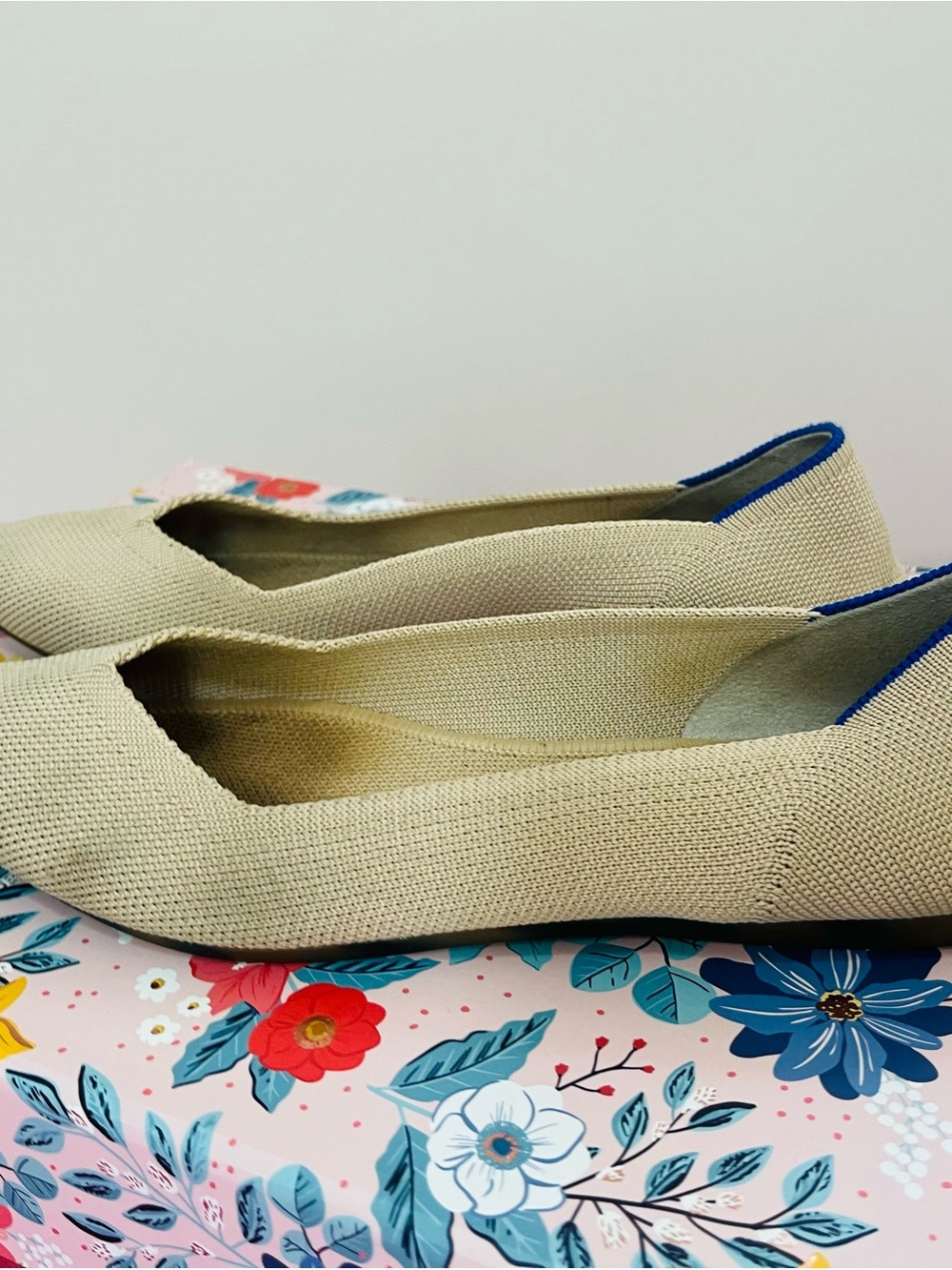 Rothy’s The Point flats in Ecru - Picture 4 of 6